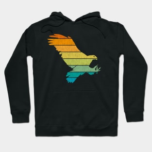 American Bald Eagle Retro Style Hoodie